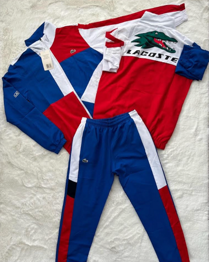 Chandal Lacoste Azul Rojo
