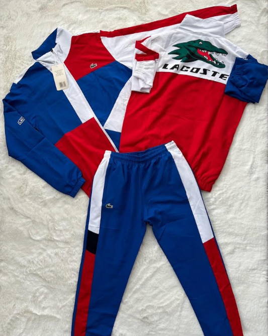 Chandal Lacoste Azul Rojo