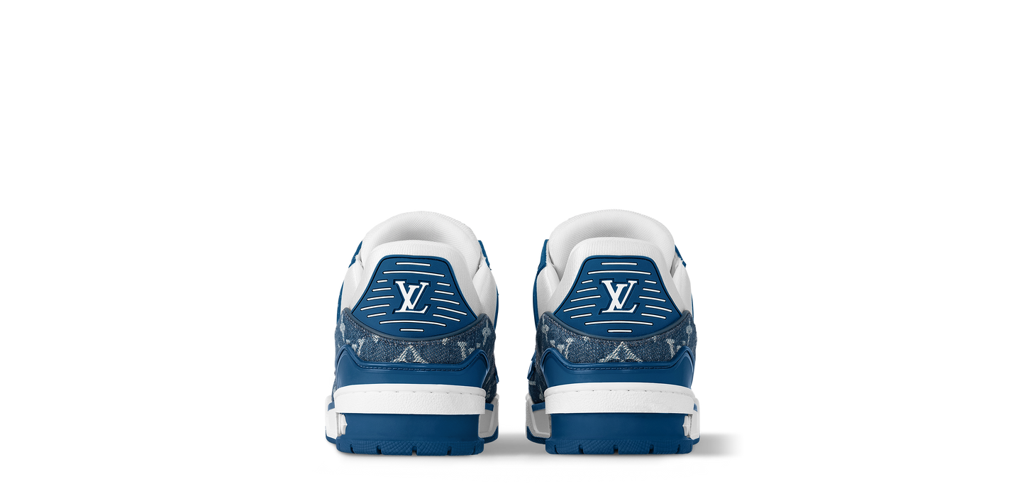 Louis Vuitton Trainer Blanco Azul
