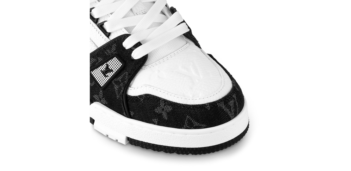 Louis Vuitton Trainer Blanco Negro