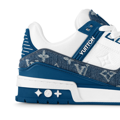 Louis Vuitton Trainer Blanco Azul