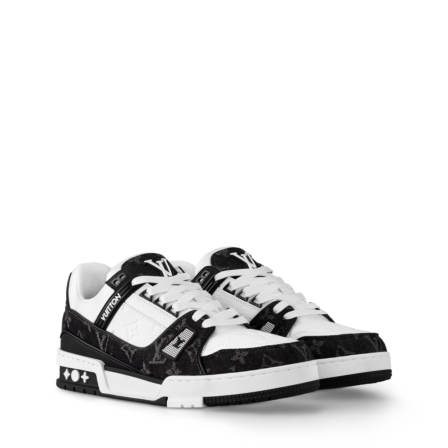 Louis Vuitton Trainer Blanco Negro