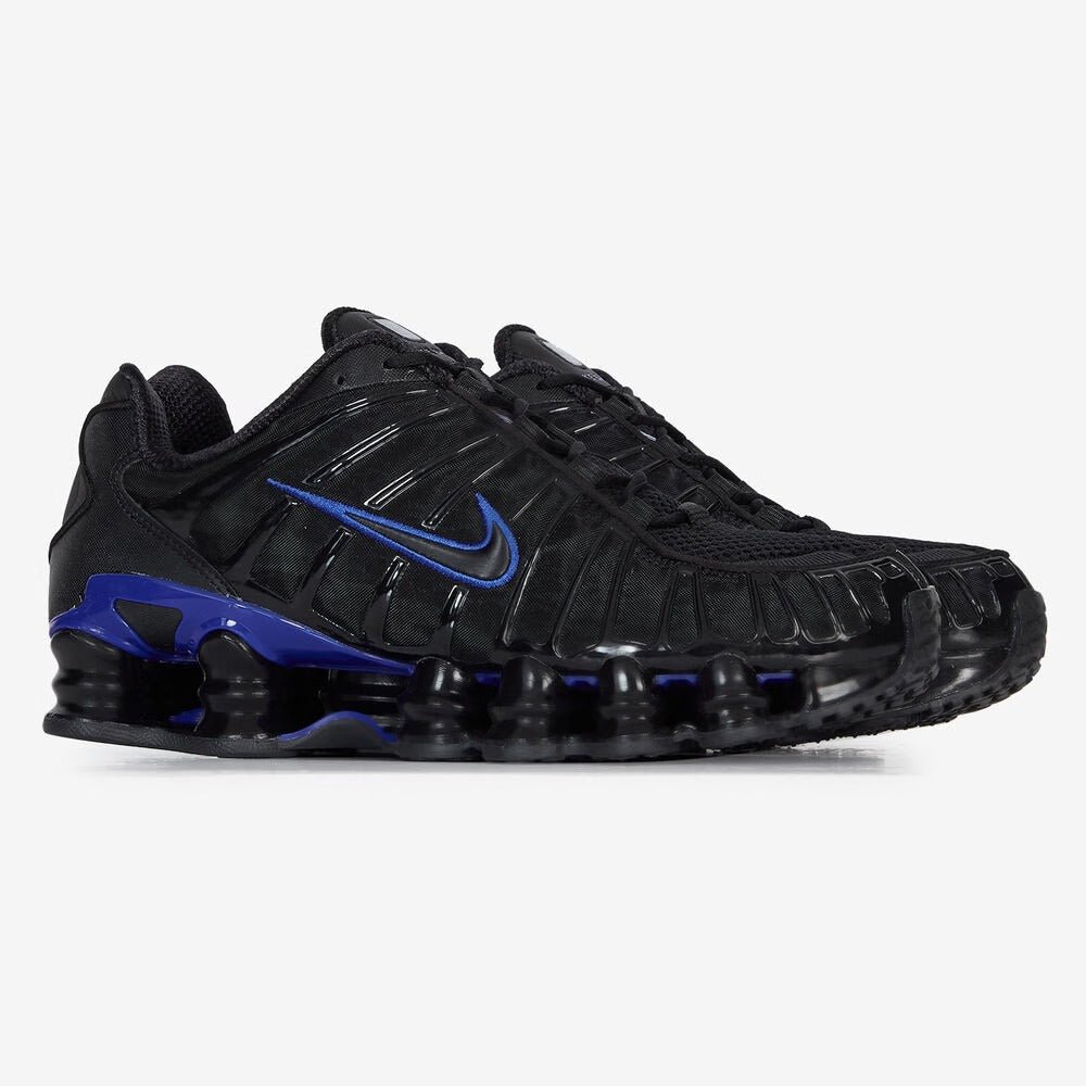 Nike Shox TL Negro Logo Azul