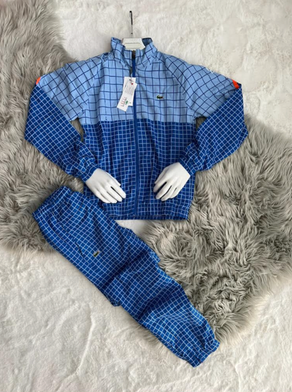 Chandal Lacoste Azul Blanco