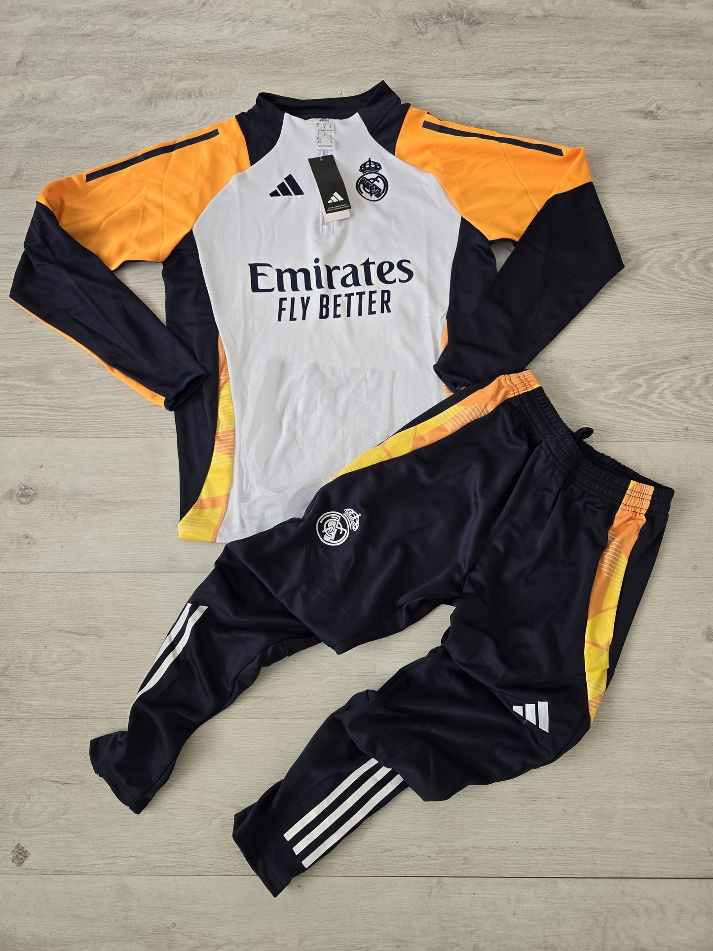Chandal Real Madrid Amarillo Blanco